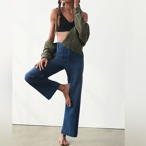 Pilcro Blue Flare Jeans High-Waisted Vintage Style